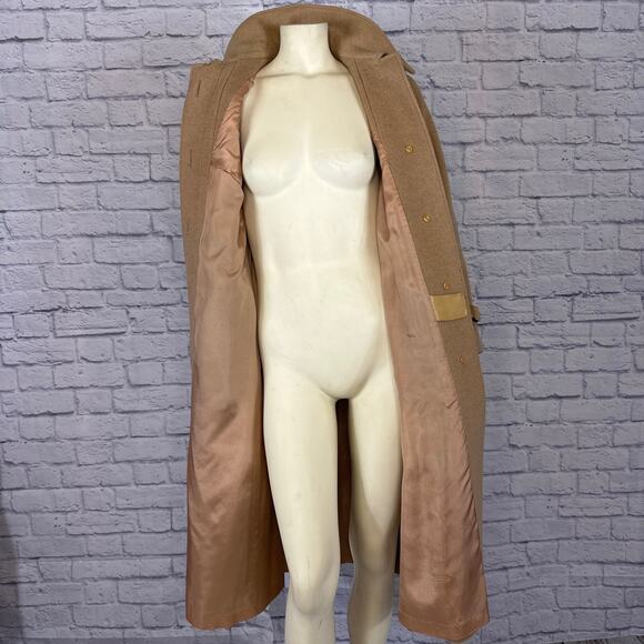 Vintage The Gleneagles Crange of Scotland, cashmere wool long coat size 8-10 - Picture 10 of 12